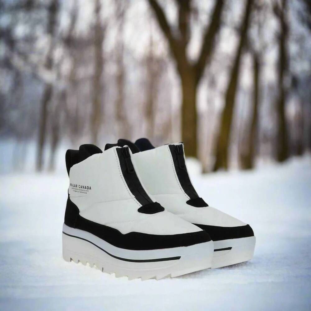 NEW PAJAR women's gala boot in white/black